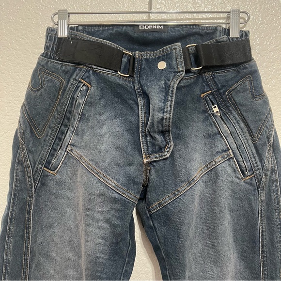 NWOT EB DENIM Moto in Bella Notte color Jean 26 - Picture 7 of 14